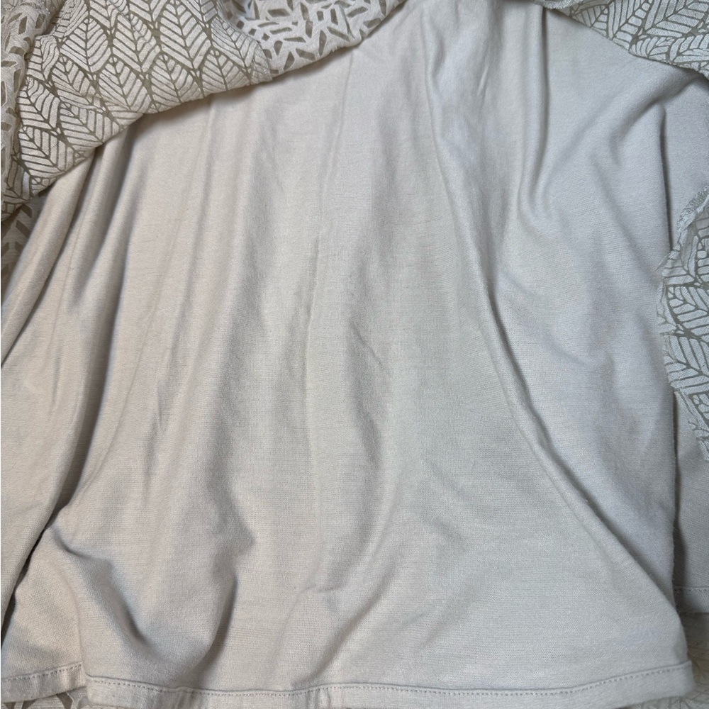Maeve Anthropologie Cream Textured A-Line Skirt Size 2 - Picture 8 of 8